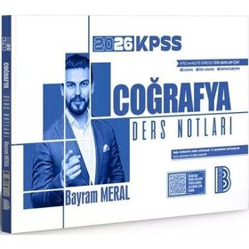 Benim Hocam 2026 KPSS Coğrafya Ders Notları