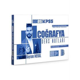 Benim Hocam 2026 KPSS Coğrafya Ders Notları