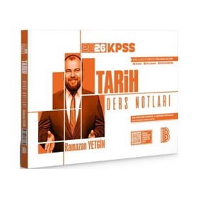 Benim Hocam 2026 KPSS Tarih Ders Notları