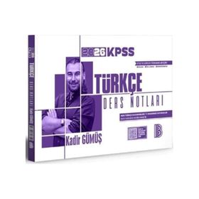 Benim Hocam 2026 KPSS Türkçe Ders Notları