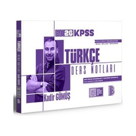 Benim Hocam 2026 KPSS Türkçe Ders Notları