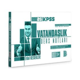 Benim Hocam 2026 KPSS Vatandaşlık Ders Notları