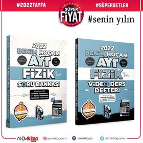 Benim Hocam AYT Fizik Soru Bankası ve Video Ders Notları 2 Kitap Set