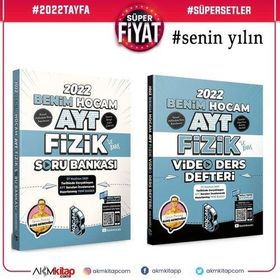 Benim Hocam AYT Fizik Soru Bankası ve Video Ders Notları 2 Kitap Set