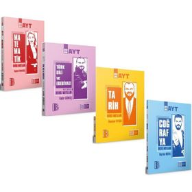 Benim Hocam Ayt Matematik Türk Dili Edebiyat Tarih ve Coğrafya Video Destekli Konu Seti 4 Kitap