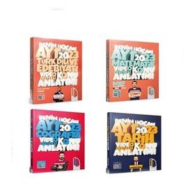 Benim Hocam Ayt Matematik Türk Dili Edebiyat Tarih ve Coğrafya Video Destekli Konu Seti 4 Kitap