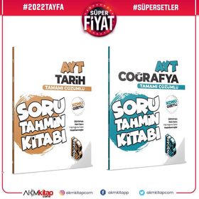 Benim Hocam AYT Tarih ve Coğrafya Soru Tahmin Seti 2 Kitap