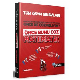 Benim Hocam Tüm ÖSYM Sınavları İçin Önce Bunu Çöz Matematik Soru Bankası