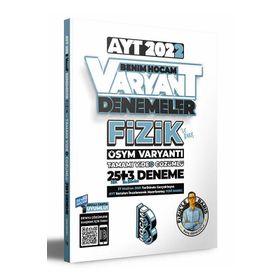 Benim Hocam Yayıncılık 2022 AYT Fizik Tamamı Video Çözümlü 25+3 Deneme Sınavı