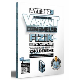 Benim Hocam Yayıncılık 2022 AYT Fizik Tamamı Video Çözümlü 25+3 Deneme Sınavı
