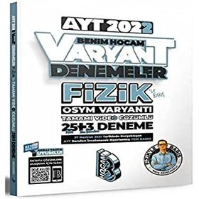 Benim Hocam Yayıncılık 2022 AYT Fizik Tamamı Video Çözümlü 25+3 Deneme Sınavı