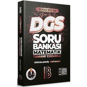 Benim Hocam Yayıncılık Benim Hocam Yayınları 2023 DGS Matematik Tamamı Çözümlü Soru Bankası
