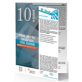 Benim Hocam Yayınları 10. Sınıf Türk Dili ve Edebiyatı Çek Kopar Yaprak Test