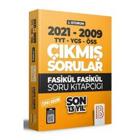 Benim Hocam Yayınları - 2009-2021 YKS 1. Oturum Son 13 Yıl Tıpkı Basım Fasikül Fasikül Çıkmış Sorular