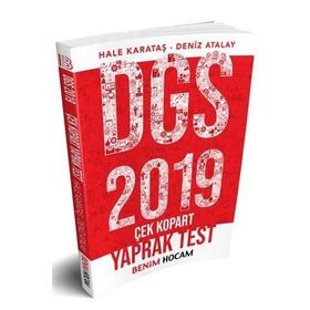 Benim Hocam Yayınları 2019 DGS Çek Kopart Yaprak Test