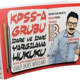 Benim Hocam Yayınları 2019 KPSS A Grubu İdare Ve İdari Yargılama Hukuku Video Ders Notları