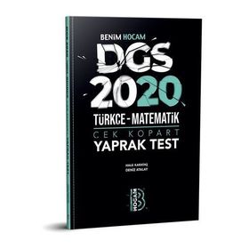 Benim Hocam Yayınları 2020 DGS Çek Kopart Yaprak Test