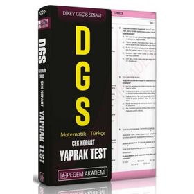 Benim Hocam Yayınları 2020 DGS Çek Kopart Yaprak Test