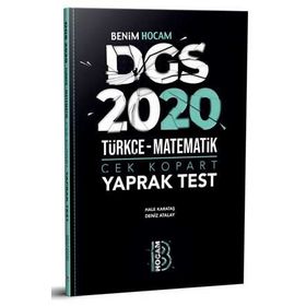 Benim Hocam Yayınları 2020 DGS Çek Kopart Yaprak Test