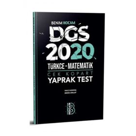 Benim Hocam Yayınları 2020 DGS Çek Kopart Yaprak Test