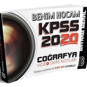 Benim Hocam Yayınları 2020 KPSS Coğrafya Video Ders Notları