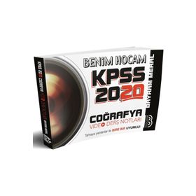 Benim Hocam Yayınları 2020 KPSS Coğrafya Video Ders Notları