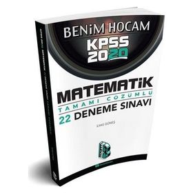 Benim Hocam Yayınları 2020 KPSS Matematik Tamamı Çözümlü 22 Deneme