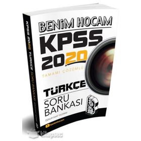 Benim Hocam Yayınları 2020 KPSS Türkçe Tamamı Çözümlü Soru Bankası