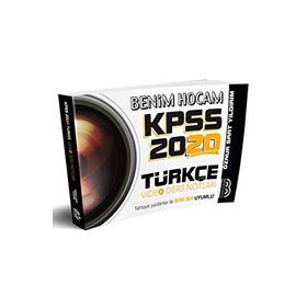 Benim Hocam Yayınları 2020 KPSS Türkçe Video Ders Notları