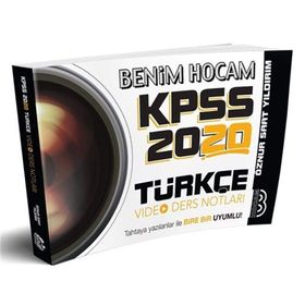 Benim Hocam Yayınları 2020 KPSS Türkçe Video Ders Notları