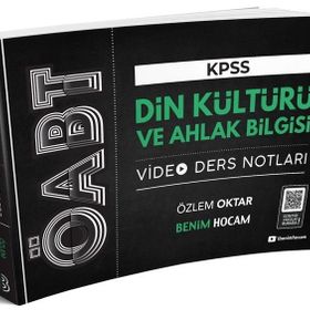 Benim Hocam Yayınları 2020 ÖABT Din Kültürü ve Ahlak Bilgisi Öğretmenliği Video Ders Notları