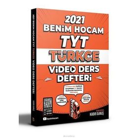 Benim Hocam Yayınları 2021 TYT Türkçe Video Ders Defteri