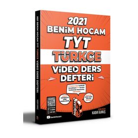 Benim Hocam Yayınları 2021 TYT Türkçe Video Ders Defteri