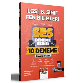 Benim Hocam Yayınları 2022 8.Sınıf LGS Fen Bilimleri SES Deneme Serisi 10 Deneme