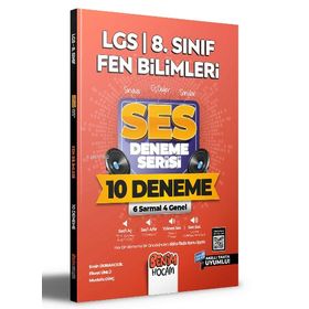 Benim Hocam Yayınları 2022 8.Sınıf LGS Fen Bilimleri SES Deneme Serisi 10 Deneme