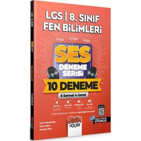 Benim Hocam Yayınları 2022 8.Sınıf LGS Fen Bilimleri SES Deneme Serisi 10 Deneme