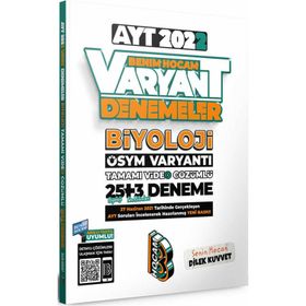 Benim Hocam Yayınları 2022 Ayt Biyoloji Tamamı Video Çözümlü 25+3 Deneme Sınavı