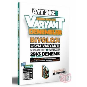 Benim Hocam Yayınları 2022 Ayt Biyoloji Tamamı Video Çözümlü 25+3 Deneme Sınavı