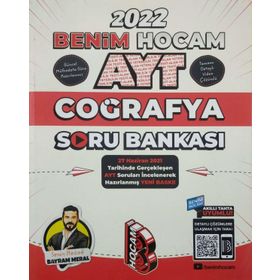 Benim Hocam Yayınları 2022 AYT Coğrafya Soru Bankası