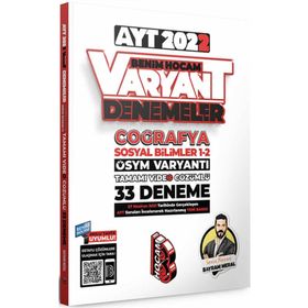 Benim Hocam Yayınları 2022 Ayt Coğrafya Tamamı Video Çözümlü 33 Deneme Sınavı