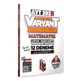 Benim Hocam Yayınları 2022 Ayt Matematik Tamamı Video Çözümlü 12 Deneme Sınavı