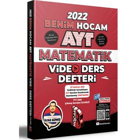 Benim Hocam Yayınları 2022 AYT Matematik Video Ders Defteri