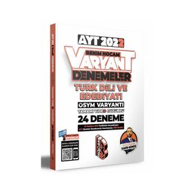 Benim Hocam Yayınları 2022 AYT Türk Dili ve Edebiyatı Tamamı Video Çözümlü 12 Deneme Sınavı