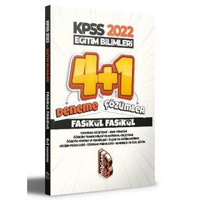 Benim Hocam Yayınları 2022 Kpss Eğitim Bilimleri 4+1 Fasikül Deneme