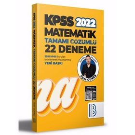 Benim Hocam Yayınları 2022 KPSS Matematik Tamamı Çözümlü 22 Deneme