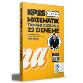 Benim Hocam Yayınları 2022 KPSS Matematik Tamamı Çözümlü 22 Deneme