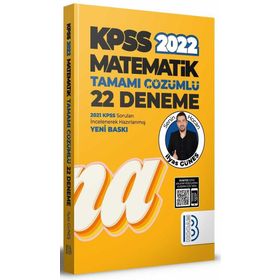 Benim Hocam Yayınları 2022 KPSS Matematik Tamamı Çözümlü 22 Deneme