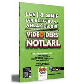 Benim Hocam Yayınları - 2022 LGS 8. Sınıf Din Kültürü ve Ahlak Bilgisi Video Ders Notları