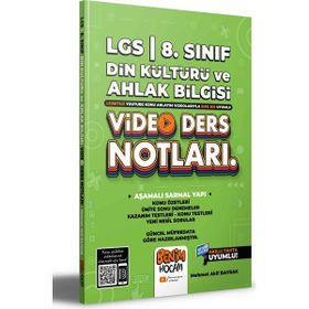 Benim Hocam Yayınları - 2022 LGS 8. Sınıf Din Kültürü ve Ahlak Bilgisi Video Ders Notları