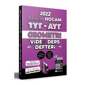 Benim Hocam Yayınları 2022 TYT AYT Geometri Video Ders Defteri